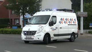 Brasschaat Civiele Bescherming met Signalisatiewagen [upl. by Nossaj]