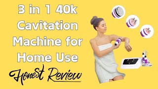 Cavitation Machine Reviews 3 in 1 40K Cavitation Machine for Home Body Contouring amp Skin Tightening [upl. by Sussman]