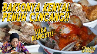 BAKSO KENYAL PENUH CINCANG BAKSO SEDERHANA CIBINONG [upl. by Shipman]