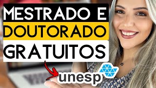 MESTRADO e DOUTORADO GRATUITOS em EDUCAÇÃO com INSCRIÇÕES ABERTAS  UNESP  Mari Rel [upl. by Doubler]