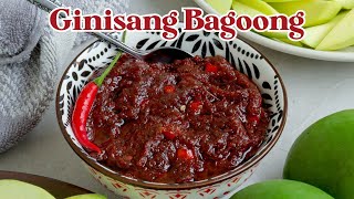 Ginisang Bagoong  Ginisang Alamang Sweet spicy and perfect with green mangoes [upl. by Ayaet]