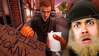 BECOMING HOMELESS In Bum Simulator [upl. by Yelena]