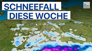 Schnee bis ins Tiefland – doch die Kälte bleibt nur kurz [upl. by Sheryle]