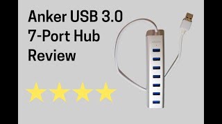 Anker USB 30 7Port Hub Review [upl. by Ignatz]