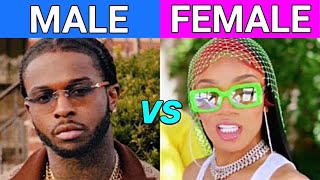 Male Deep Voice Rappers vs Female Deep Voice Rappers [upl. by Eneloj]