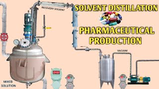 vacuum distillation process pharmaceutical industry solvents seperation process pharmaceutical [upl. by Ahsaekal]