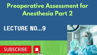 preoperative Assessment for Anesthesia Part 2  patient History taking [upl. by Thesda838]