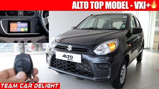 Alto VXI Plus 2023  Walkaround Review with On Road Price  Alto 2023 Top Model [upl. by Arbas]