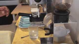 Espresso making using Mini Moka m362 and nemox lux Grinder [upl. by Ikcaj]