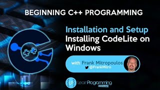 Lec 1 Installing CodeLite on Windows [upl. by Amilb]