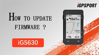 iGS630｜How to update firmware [upl. by Carvey]