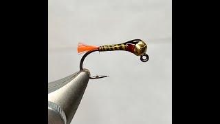 Fly Tying Perdigon  Yellow Sally [upl. by Annnora]