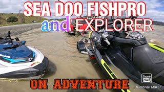 Sea doo fish pro Sea doo explorer and kayak adventure [upl. by Reyam948]