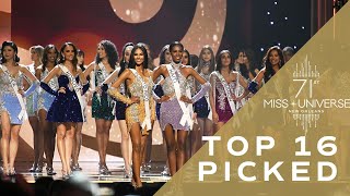 71st MISS UNIVERSE  Top 16 PICKED  Miss Universe [upl. by Leroy285]