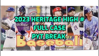 121423  Facebook  815 PM CDT  2023 Topps Heritage High  Baseball Full Case Break [upl. by Torie]