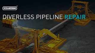 Diverless Pipeline Repair  Oceaneering [upl. by Alebasi]