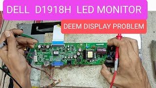 dell d1918h led monitor deem display solution dell d1918h monitor brightness [upl. by Materi]