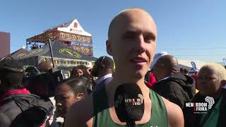 Piet Wiersma wins the 2024 Comrades Marathon [upl. by Ateuqram]