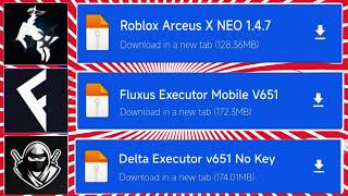 New Official DeltaFluxusArceus x and Codex V651  Roblox Executor Mobile  JN HH Gaming [upl. by Pinzler]