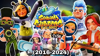 Subway Surfers Iceland 🧊🏔️ All Trailers 20162024 [upl. by Enorel]