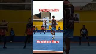 LUVI JPX on fire  headshooot liberoo voliviral volleyball [upl. by Nwahsyt]