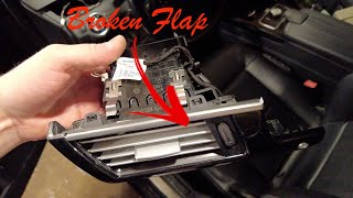 Mercedes W212  How To  Repair Front Air Vent [upl. by Gresham]