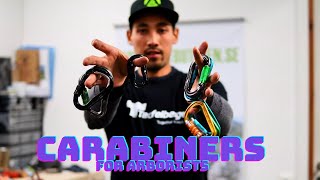 Carabiners for Arborists  DMM Edelrid Petzl [upl. by Twila]