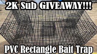 2K Sub GIVEAWAY  Bait Fish Trap [upl. by Durware]