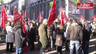 quotFornero sbagliaquot In piazza i lavoratori del pubblico impiego [upl. by Nybor]