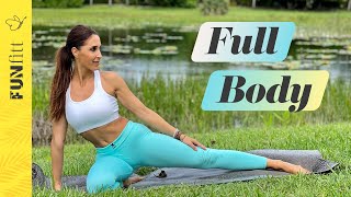 Full Body 18Minute Bodyweight Workout  Shape Up at Home [upl. by Aimahc392]