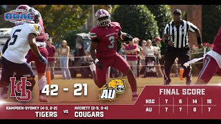 HampdenSydney Football Highlights Averett  Full Clips [upl. by Jackquelin]