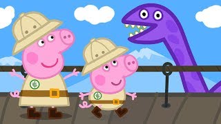 Peppa Pig and George Pigs Dino Adventures  Peppa Pig Official Family Kids Cartoon [upl. by Ayekahs77]