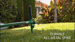 Rain Bird HighEfficiency Rotary Sprinkler on a Spike [upl. by Herald703]