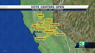 Where to vote early in California Vote centers open in 29 counties on Saturday [upl. by Ardnik]