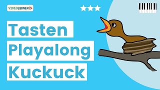 Kuckuck Kuckuck Klavier tutorial deutsch • Kuckuck rufts aus dem Wald Klavier • Video [upl. by Eussoj]