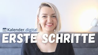 Erste Schritte in Kalender Digital [upl. by Nanerb]