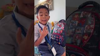 AFTER HOLIDAY SCHOOL START shortvideo minisovlog school [upl. by Leesen]