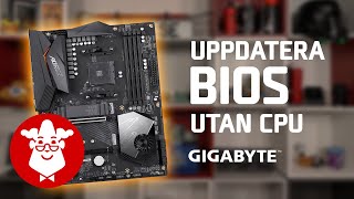 GIGABYTE QFlash Plus  hur du uppdaterar BIOS utan processor [upl. by Ramso]