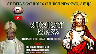 SUNDAY HOLY MASS  St RITA’S CATHOLIC CHURCH NDAKWO ABUJA [upl. by Steffi]