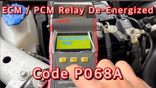 Ford F150 With Code P068A  ECM  PCM Relay DeEnergized Bad Battery Easy Fix [upl. by Oraneg468]