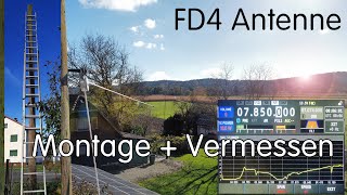 FD4 Antenne aufhängen 📡 Vermessen mit dem Xiegu [upl. by Broderick]