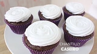 CHANTILLY CASEIRO SUPER FÁCIL COM APENAS 3 INGREDIENTES 481  Receitas da Mussinha [upl. by Rillings93]