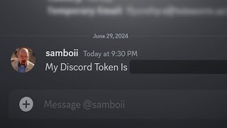 How To Easily Get Your Discord Account Token 2024 [upl. by Tav]