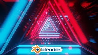 Blender  Easy Scifi Style Animation Loop in Eevee Blender 28 [upl. by Lytsirk]