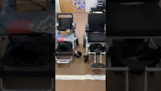 How to charge an electric folding wheelchair  COMPACT amp SMART CHAIR X [upl. by Tegdirb]