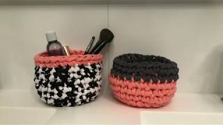 LE panier au crochet FACILE [upl. by Herv460]