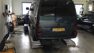 VW T4 25TDI AHY rollenbank GT22V chiptuning [upl. by Sihtam]