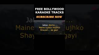 MAIN SHAYAR TO NAHI  karaoke unplugged cover omswastikmusic [upl. by Melinde640]