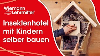 Ein Insektenhotel mit Kindern selber bauen 2022 [upl. by Poyssick]