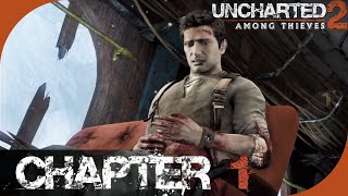 Uncharted 2 Chapter 1 A Rock and a Hard Place 100 Walkthrough [upl. by Marden]